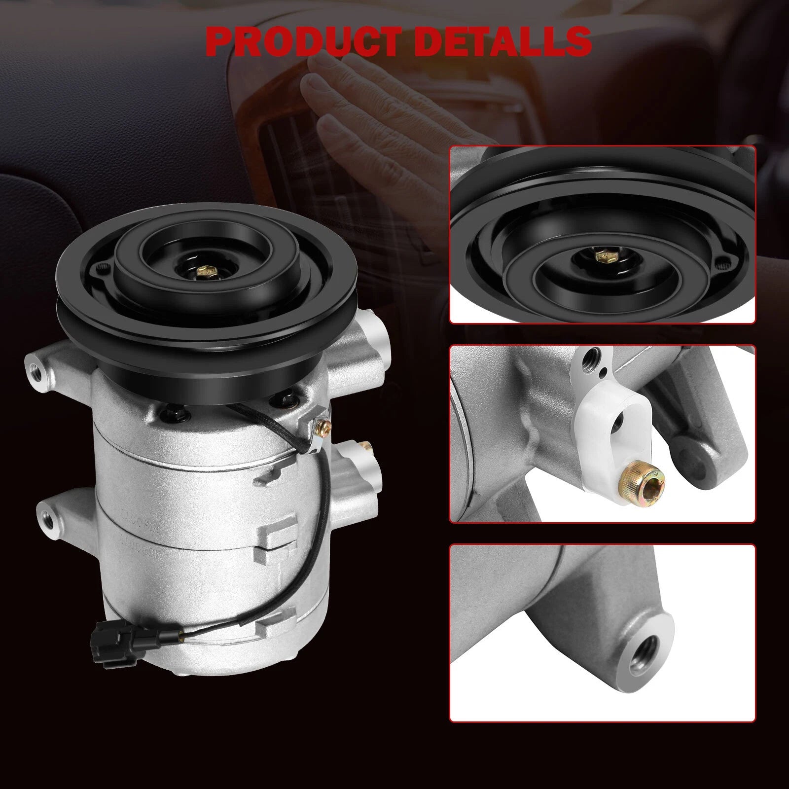 A/C Compressor with Clutch for Nissan Frontier Xterra (2000-2004)
