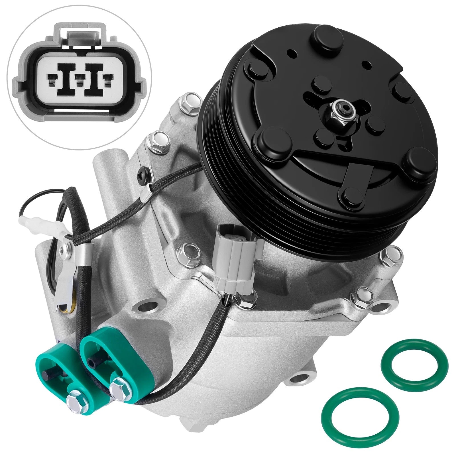A/C Compressor with Clutch for Acura EL 1.7L (2001–2005) 38800PLMA021M2