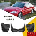 Set of 2 Mud Flaps for Honda Civic Coupe Sedan (1996–2000)