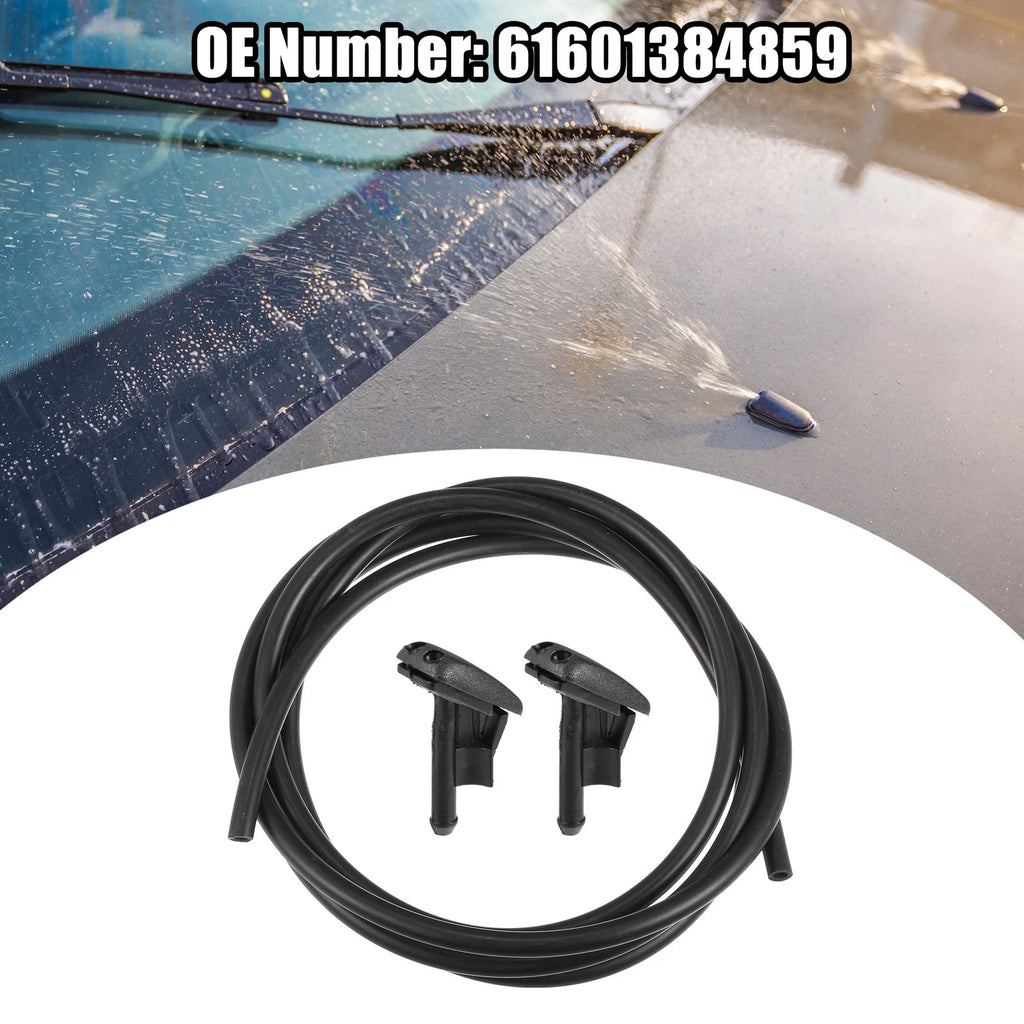 Set of 2 Windshield Washer Nozzles for BMW 318i (1992–1998) No. 61601384859