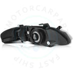 Pair Black Housing Headlights for Nissan Sentra (2000–2003)