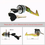 Rear Trunk Tail Box Lock Set w/ Keys for Honda Yamaha Suzuki (Modified)