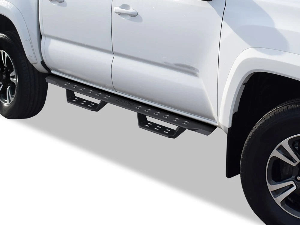 Black Overland Slider Drop Steps for Toyota Tacoma (2005–2023)