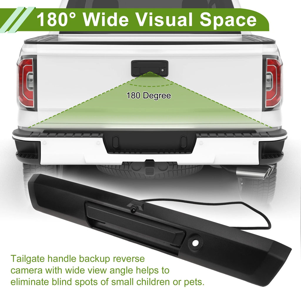 Tailgate Handle with Backup Camera No.HC3Z-9943400-NB for Ford F-250 (2017–2022)