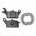 Front & Rear Brake Pads for Suzuki UK 110 Address (2017–2021)