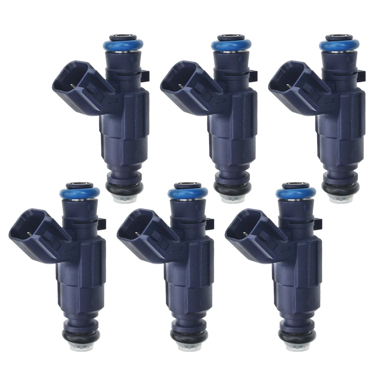 Set of 6 Fuel Injectors for Chevrolet Equinox (2008–2009) Malibu (2008–2012) Cadillac SRX