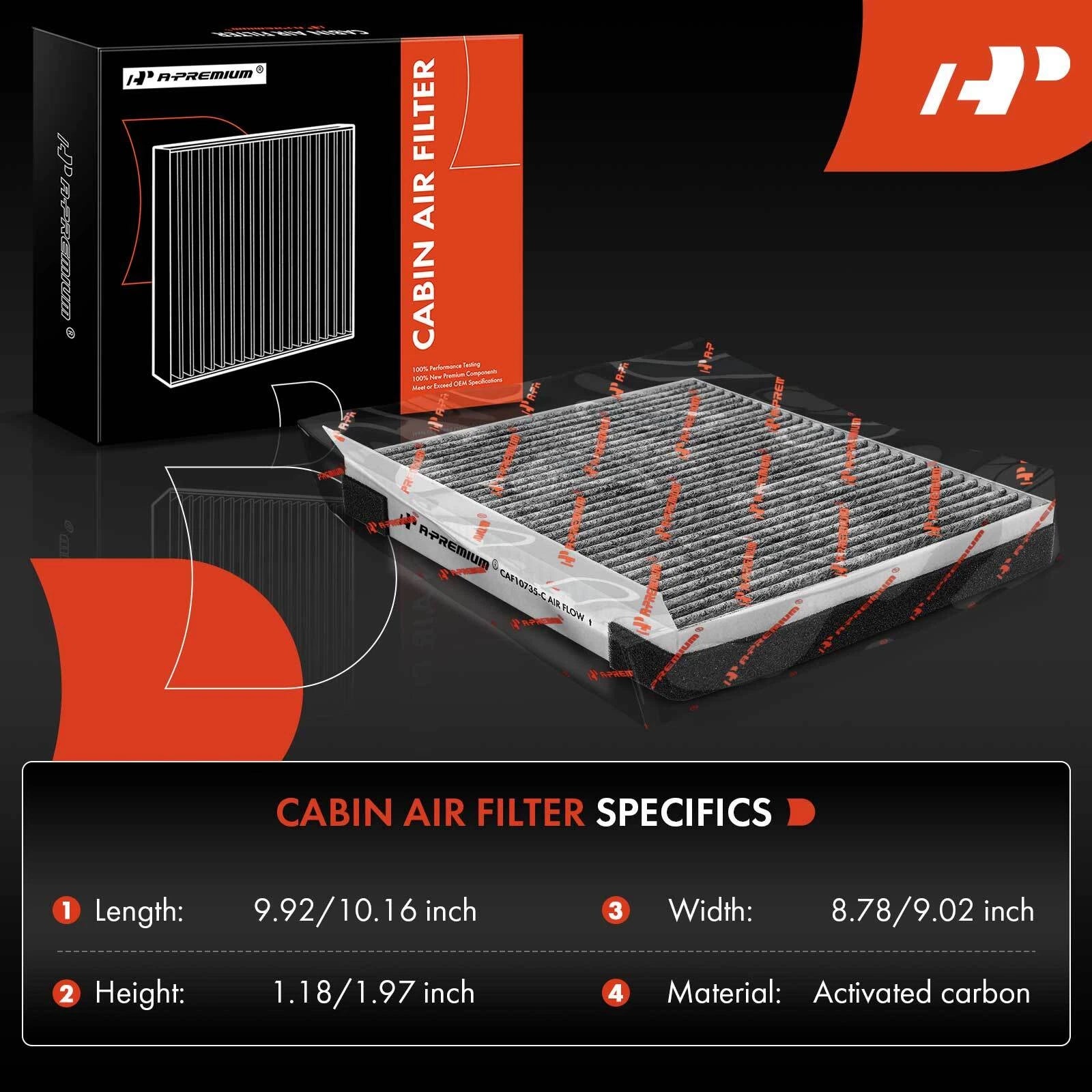 2 Engine & Cabin Air Filters for Hyundai Santa Fe Kia Telluride (2020–2022)