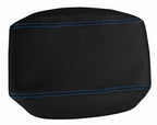 Leather Console Lid Armrest Cover for Toyota RAV4 (2013–2018) Blue Stitch