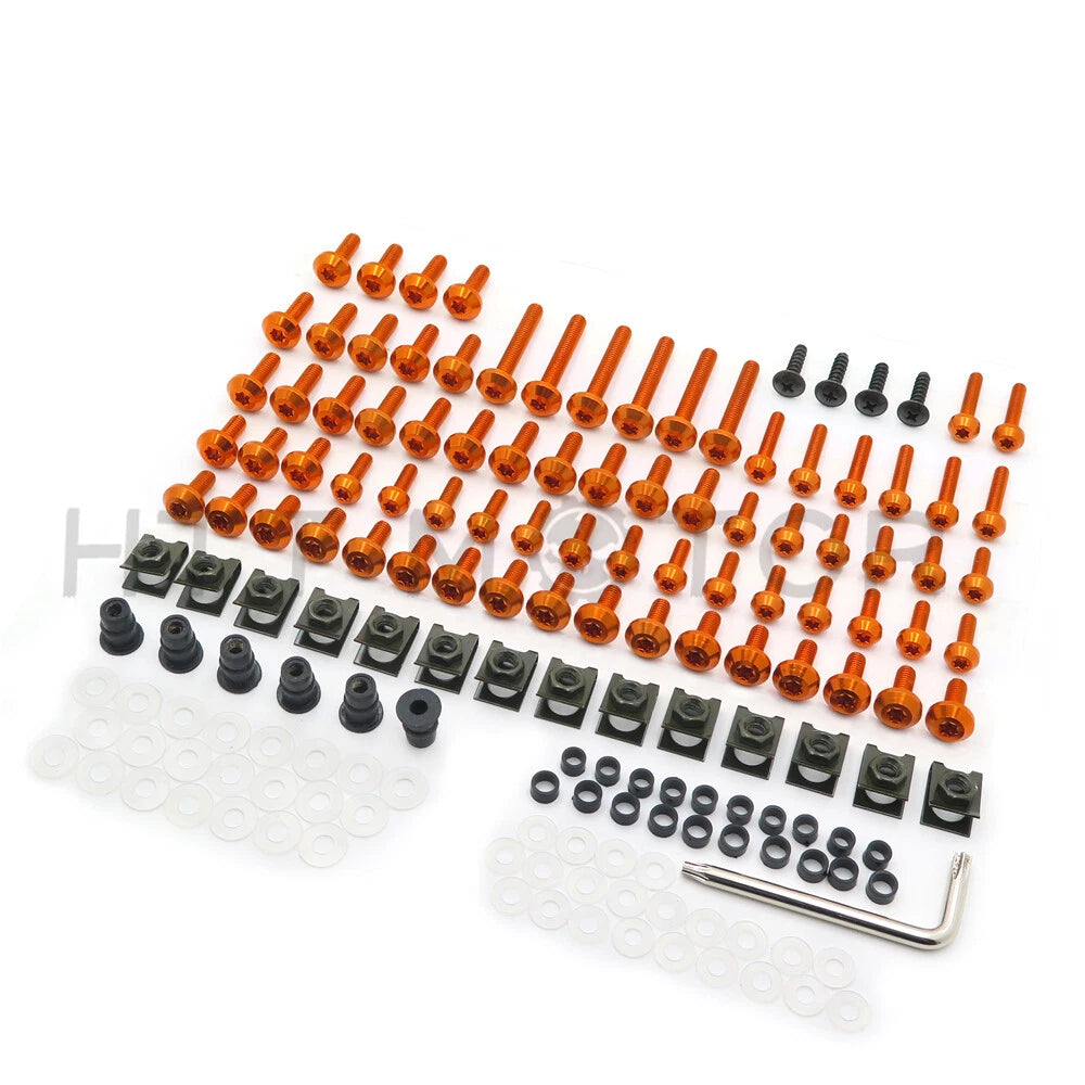 Complete Fairing Bolts Kit for Glod Motorcycle Sportbike