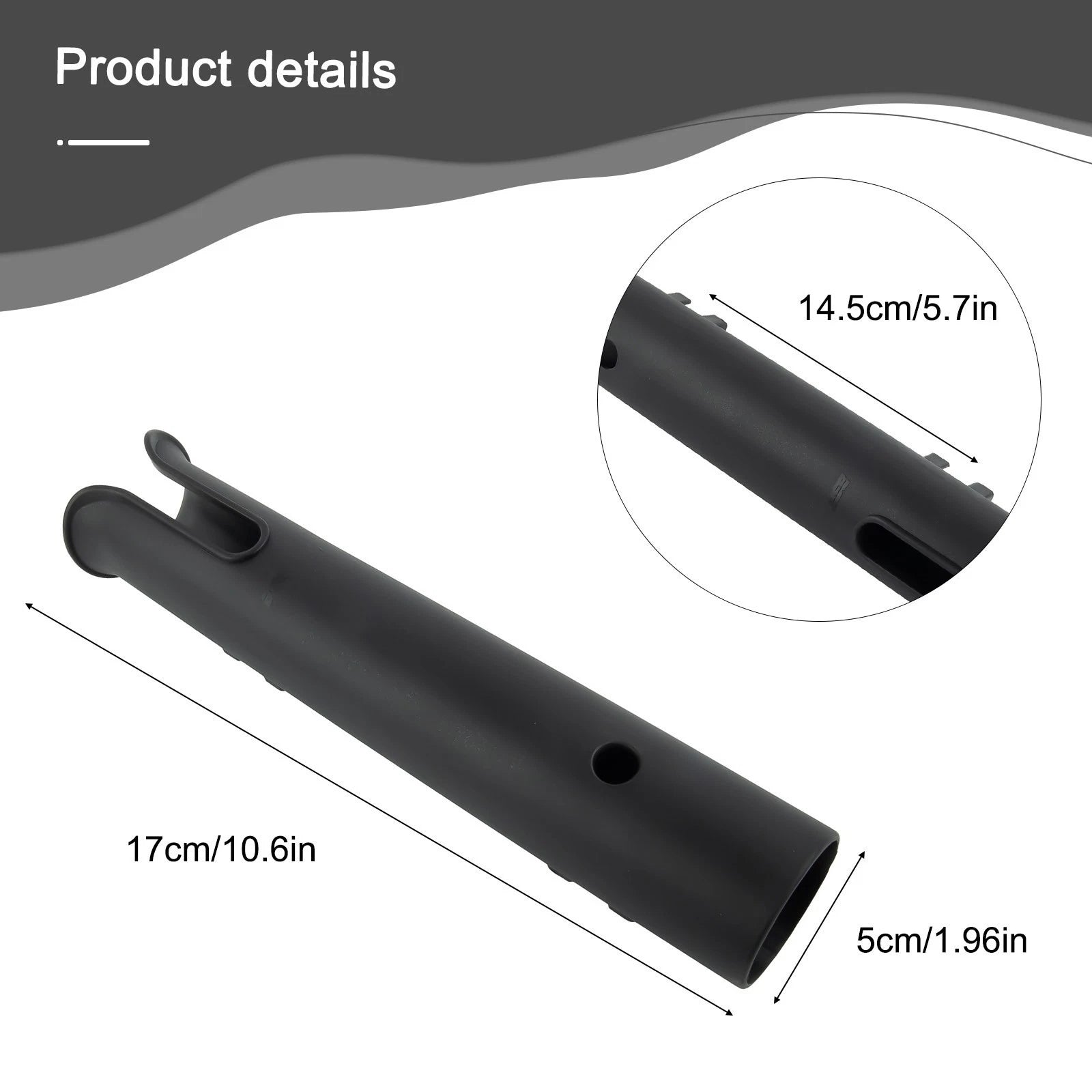 Fishing Rod Holder for Universal Use (1 pcs, 270x60x60mm, ABS Plastic)