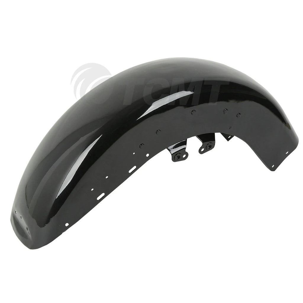 Gloss Black Front Fender for Harley Touring Tri Electra Glide (2014–2023)