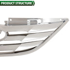 Chrome Front Bumper Upper Grille Mesh for Hyundai Sonata (2011–2013)