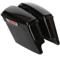 5" Stretched Saddlebags with Lid Latch Key for Harley Touring FLT (2014–2020)
