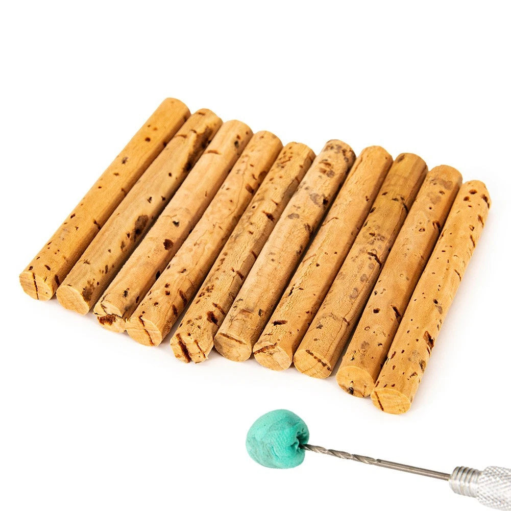 10pcs Cork-Sticks Boilies for Carp Fishing Ronnie Hair Rigs
