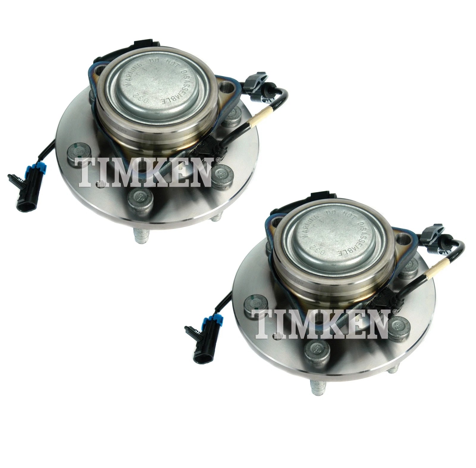 Set of 2 Front Timken Wheel Bearing & Hub Assemblies for Chevy GMC (RWD)