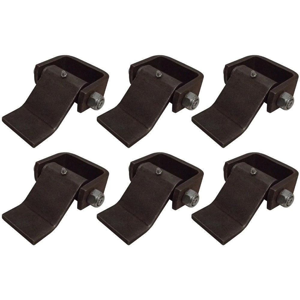 6 Heavy Duty Greaseable Door Hinges for Dump Truck Trailer