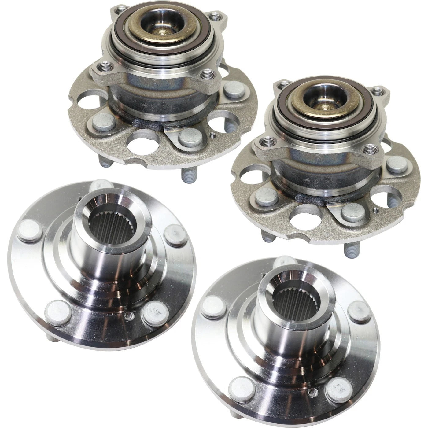 Wheel Hubs for Honda Crosstour (2012–2015) Front Rear 5 Lug with Bearing & Sensor