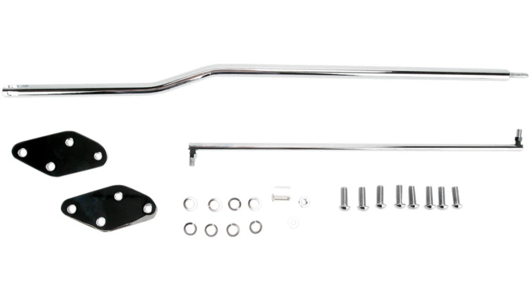 Chrome 2" Forward Control Extension for Harley-Davidson Dyna