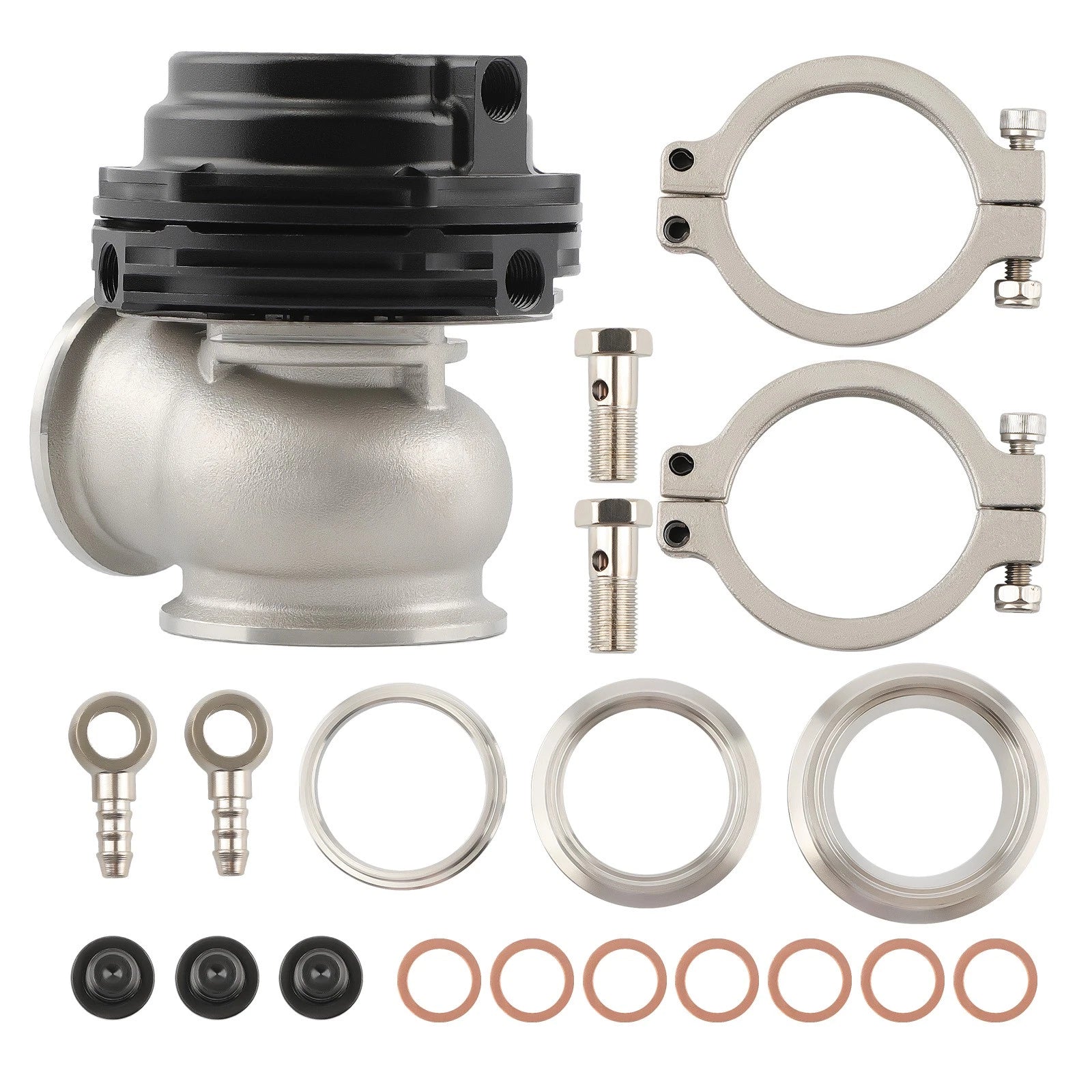 38mm External Wastegate Kit for Universal Applications (22PSI Spring)