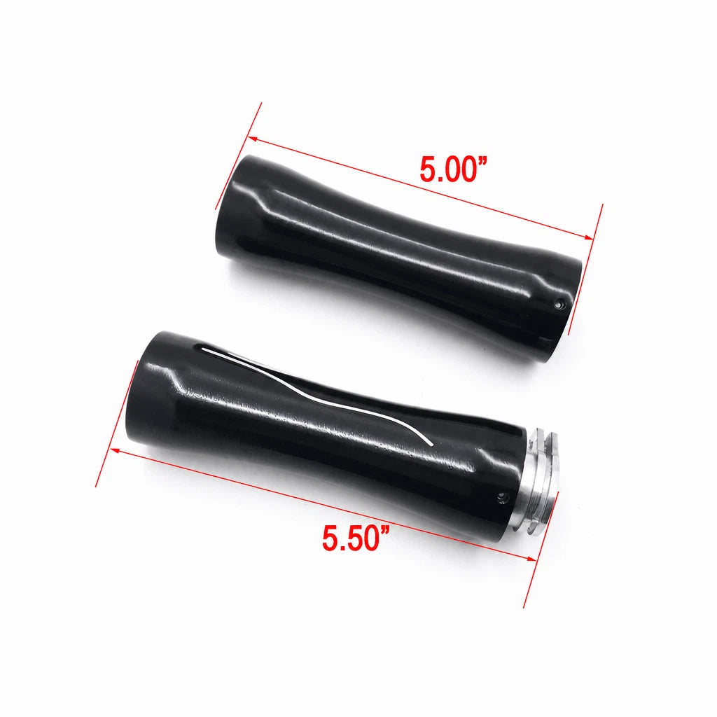 7/8" Black Handlebar Hand Grip & Throttle Twist Tube for Motorcycle