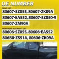 4Pcs Outside Door Handle Set for Nissan Frontier (2005–2008) EPY