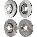 Front & Rear Brake Disc Rotors for Mitsubishi Lancer (2003–2006)