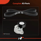 2X Serpentine Belt Drive Component Kit for Mercedes-Benz GL450 (2008–2009)
