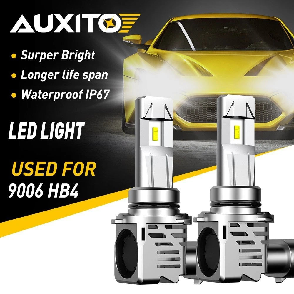 AUXITO 9006 HB4 LED Headlight Low Beam Bulb Kit 24000LM 6500K