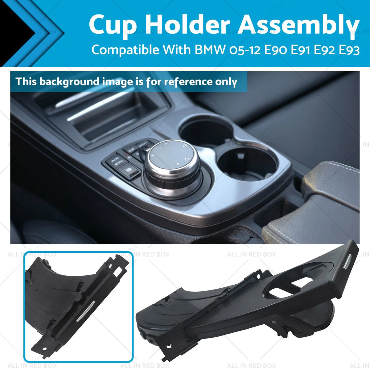 Cup Holder Assembly RHD for BMW E90 E91 E92 E93 (2005–2012)