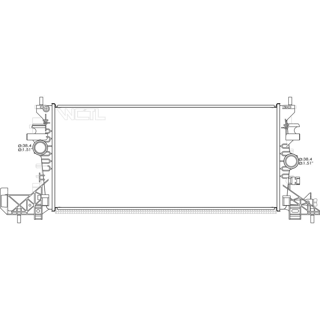 Replacement Plastic/Aluminum Radiator (See compatibility Chart)