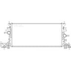 Replacement Plastic/Aluminum Radiator (See compatibility Chart)
