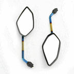 Carbon 10mm Thread Motorbike Mirrors Universal Pair for Motorbike/Scooter
