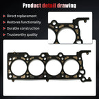 Left Head Gasket for Ford F-150, E-150, Mustang, Lincoln Town Car (1997–2008)