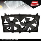 Dual Radiator Cooling Fan Assembly for Infiniti G35 (2003–2007)