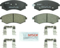 Front QuietCast Ceramic Brake Pads with Hardware for Bosch (BC887)