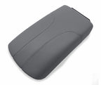 Center Console Lid Armrest Cover for Nissan Rogue (2017–2020) Gray PVC Leather