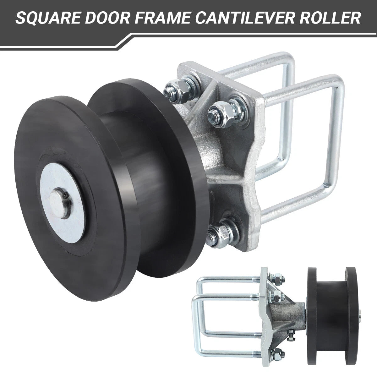 4" Square Post Cantilever Roller for Gate Frame
