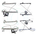 Set of 4 Power Window Regulators for Chevy Avalanche 1500 (2002–2006) w/ Motor