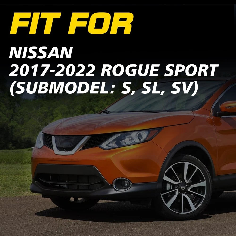 2X Front Bumper Bracket Set Steel for Nissan Rogue Sport (2017–2022)