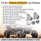 Rear Left & Right Wheel Carrier w/Bearings Kit for Polaris RZR 800 (2008–2014)