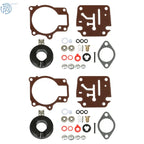 2X Carburetor Rebuild Kit for Johnson Evinrude 50 55 60 HP (Year Range)