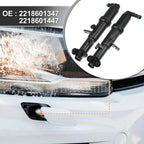 Front Left Right Headlight Washer Nozzles for Mercedes-Benz CL 550 (2007)