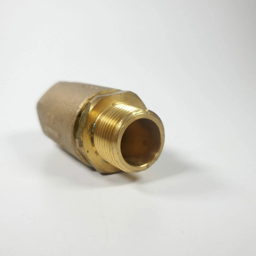 3/4" Male x Female Bronze InLine Ball Cone Check Valve 61-204-01