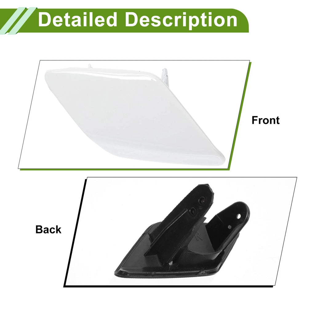 Washer Nozzle Cover Cap No. 51118060682 for BMW 428i (2014–2016) White