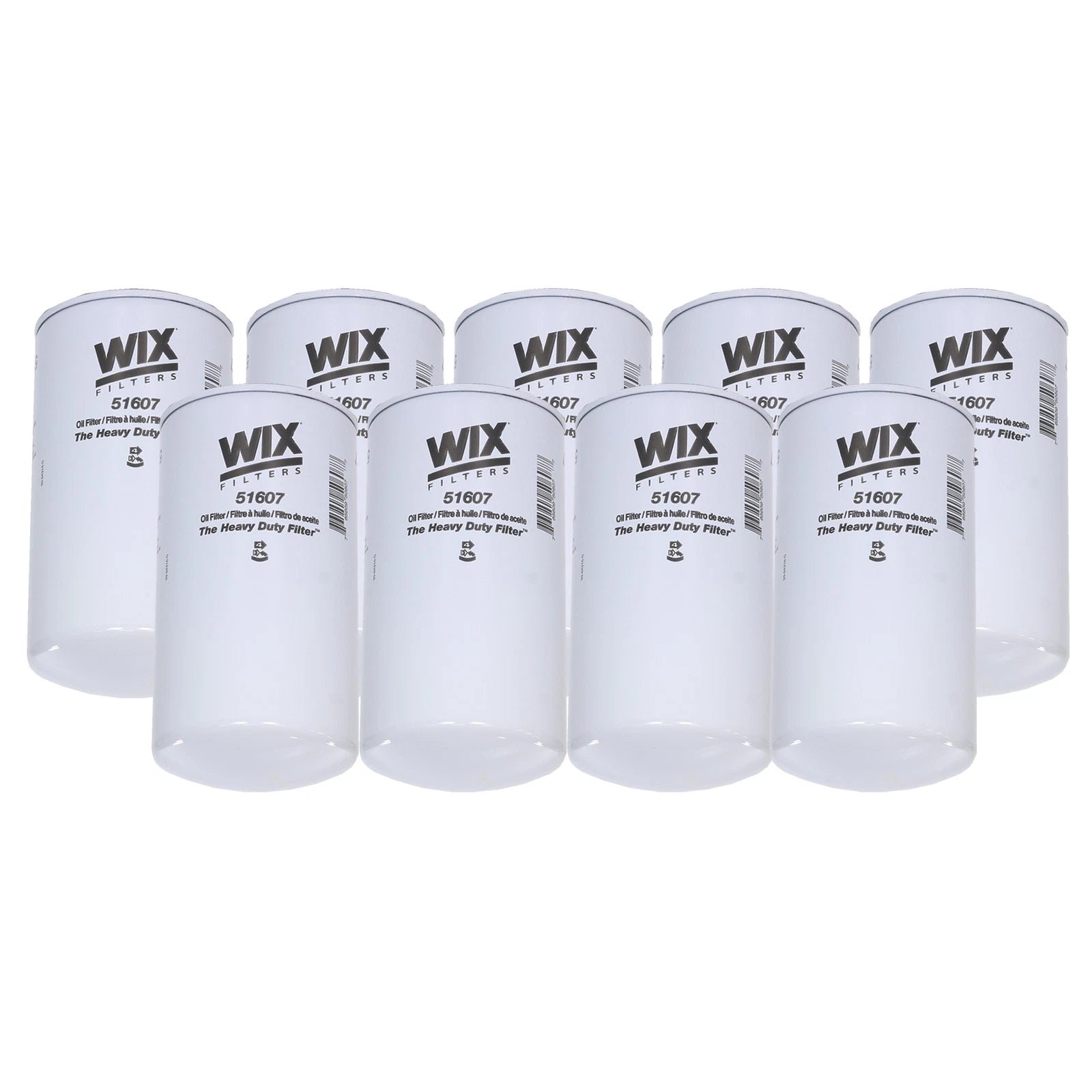 Set of 9 Wix Engine Oil Filters for Dodge Ford Freightliner Peterbilt 5.9L