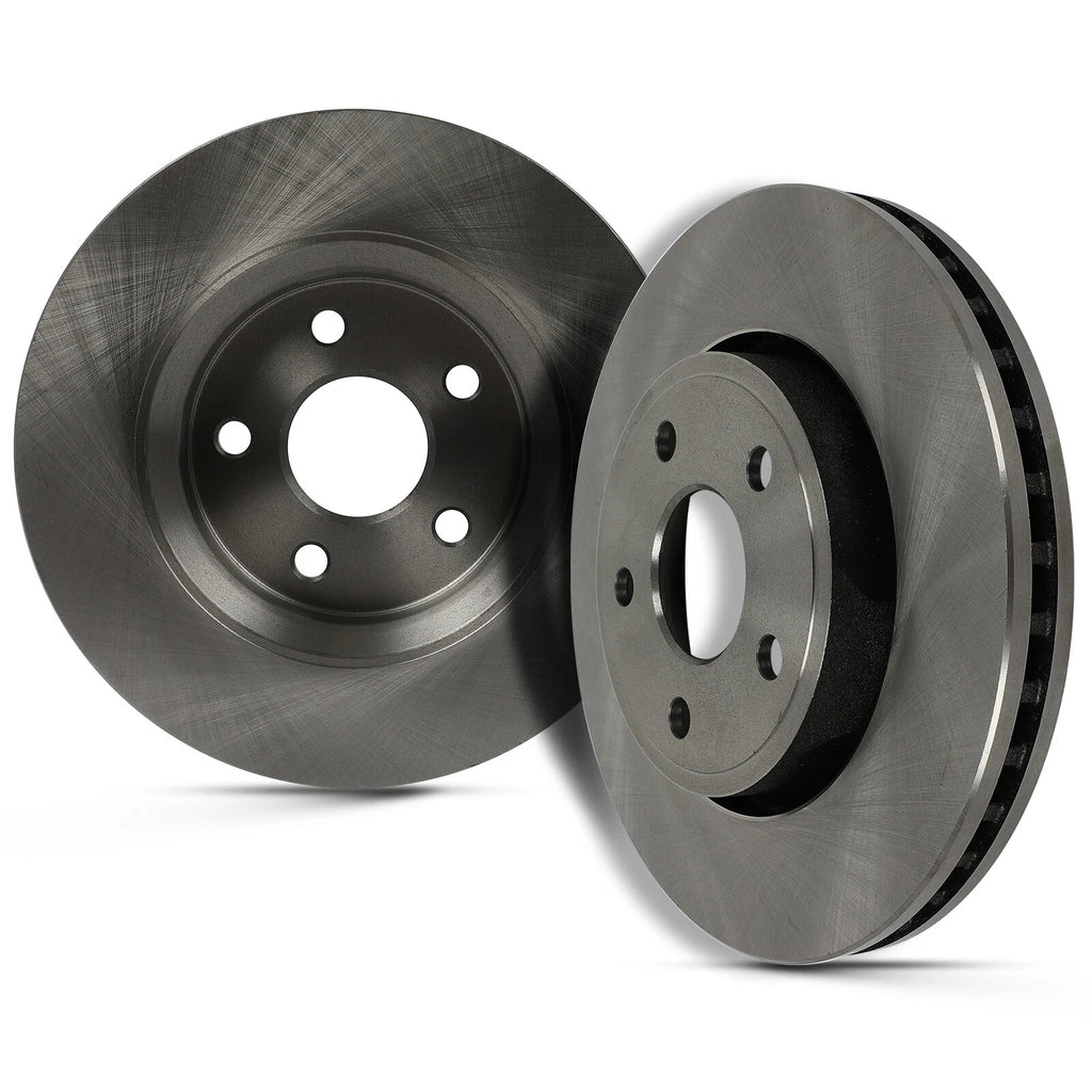 Set of 2 Ceramic Brake Rotors and Pads for Jeep Grand Cherokee (2011–2018)