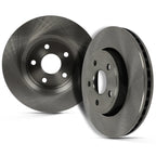 Set of 2 Ceramic Brake Rotors and Pads for Jeep Grand Cherokee (2011–2018)
