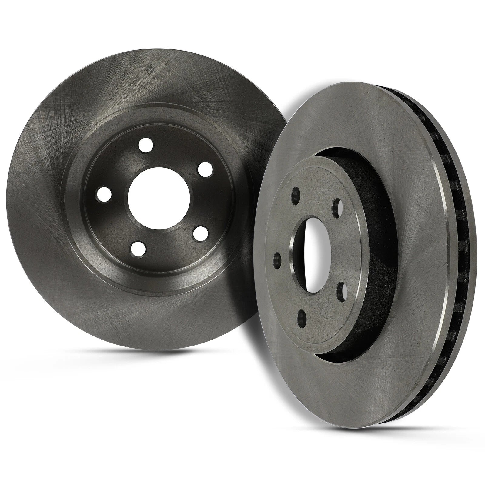 Set of 2 Ceramic Brake Rotors and Pads for Jeep Grand Cherokee (2011–2018)
