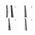 Set of 2 Rear Windscreen Wiper Blade & Arm for Audi Q7 (2006–2015) 4L0955425