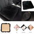 Genuine Sheepskin Black Car Seat Cover Cushion
